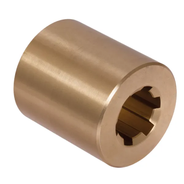 Red Brass Round Splined Hubs