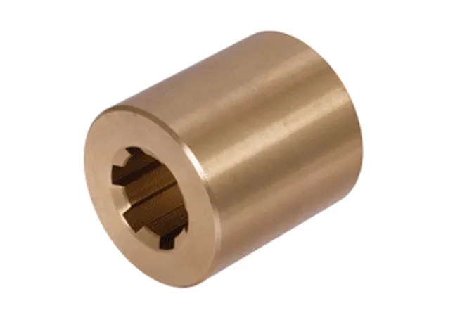 Red Brass Round Splined Hubs