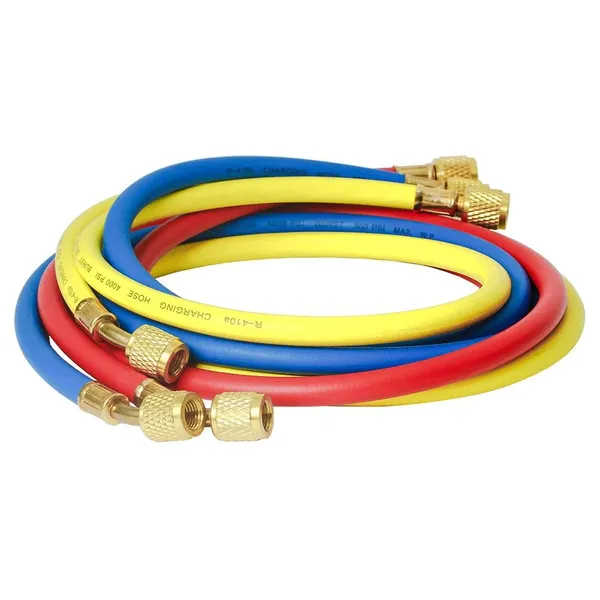 High Pressure Refrigerant Charging Hose TRH-1 for R134a R1234yf R410A R32 Refrigerants