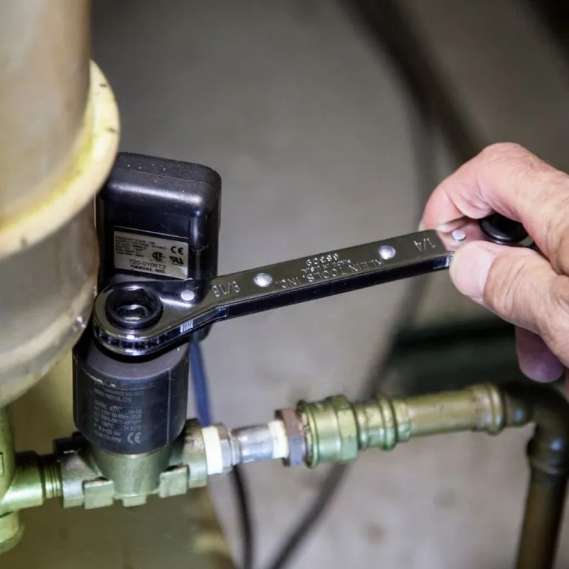 Refrigeration Ratchet Wrench (HVAC Ratcheting Service Wrench) TW-1 TW-2 for Air Conditioner and Refrigeration Equipment Repair