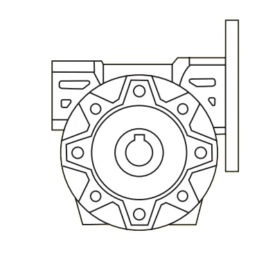 Worm Reducer-Replacement of Bonvario BVF Series Worm Gearbox Size 44