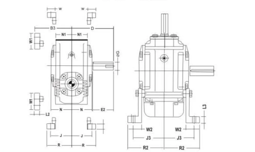 Worm Reducer-Replacement of Fenner FU Type Worm Gearbox FU287