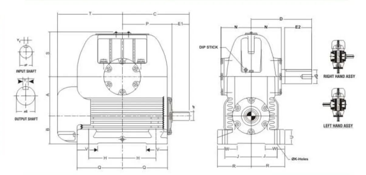 Worm Reducer-Replacement of Fenner FU Type Worm Gearbox FU300