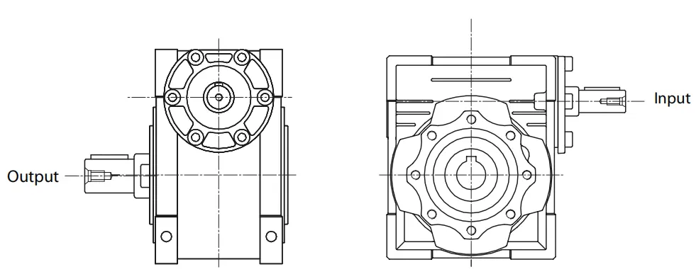 Worm Gearbox-Replacement of Fenner Series W Shaft Mounted Worm Reducer 741