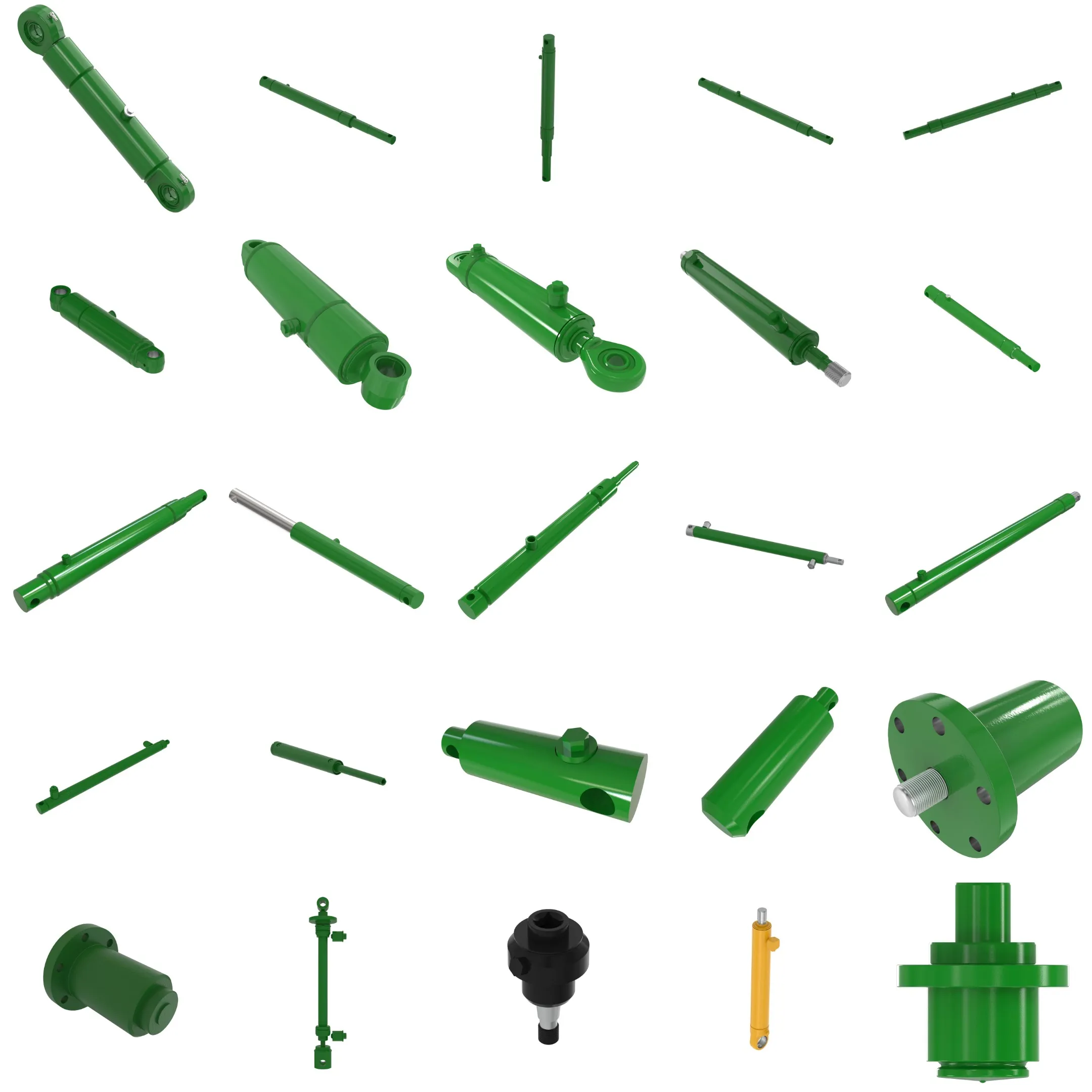 Replacement Of John Deere AHC19334 Hydraulic Cylinder