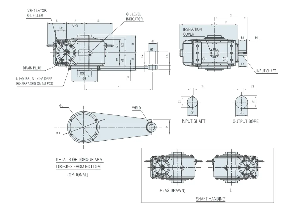 Worm Reducer-Replacement of PREMIUM Modular MSV Mark I 400 Worm Gearbox