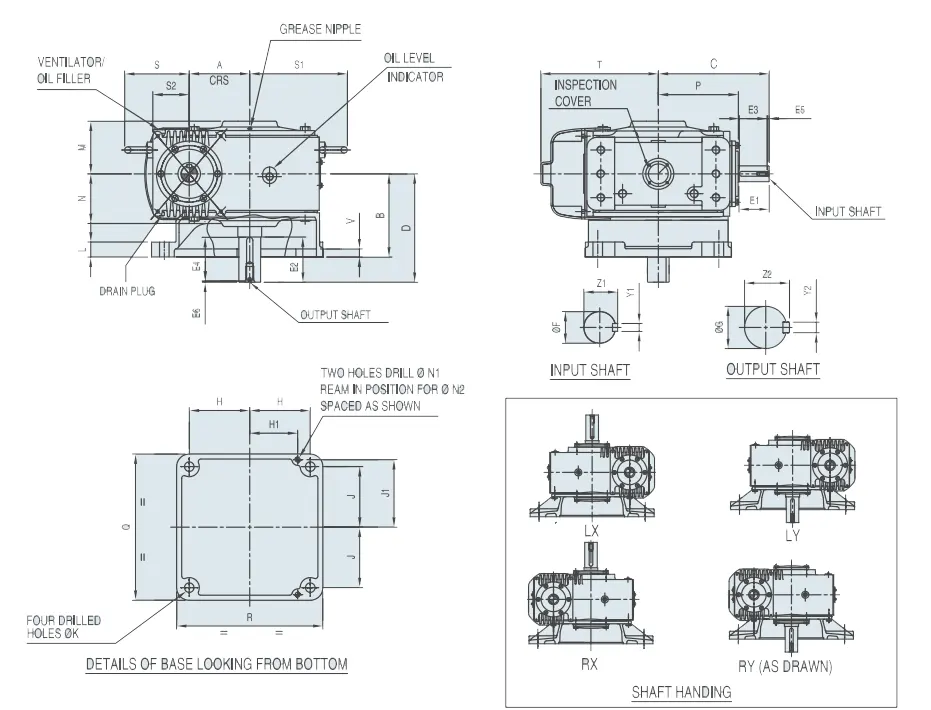 Worm Reducer-Replacement of PREMIUM Modular MV Mark I 400 Worm Gearbox