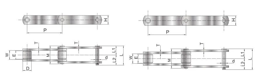SSRF05075 Stainless Steel Conveyor Chain