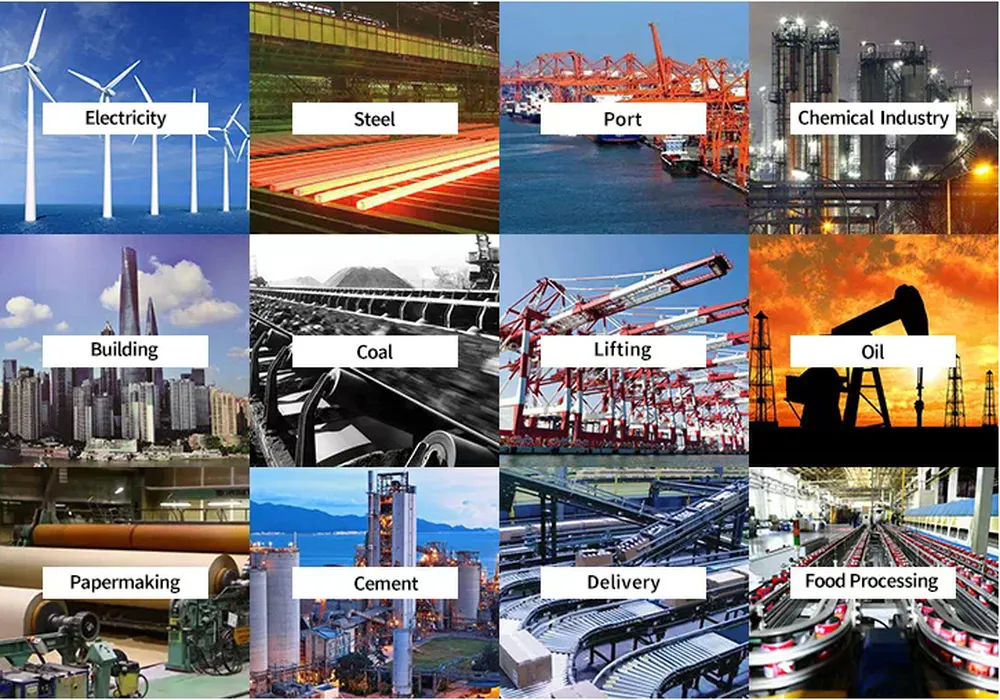 RF Series Inline Coaxial Helical Gearbox with Flange Mounted