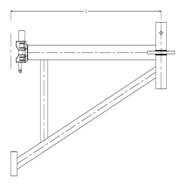 Side Triangle Bracket for Building Construction