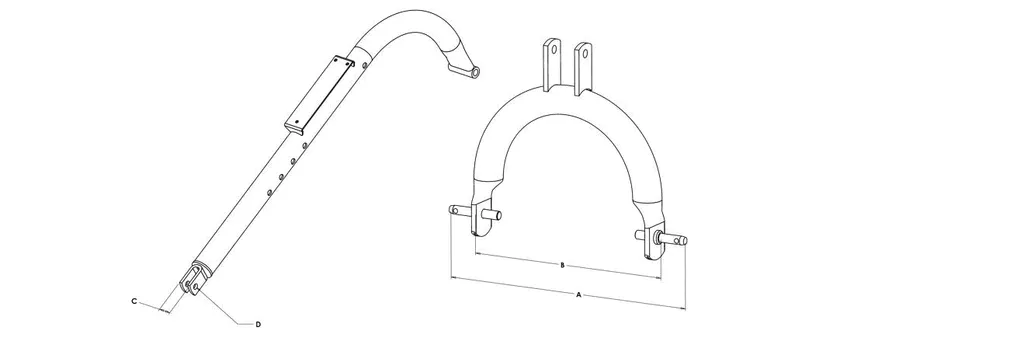 Model 1500 Heavy Duty 3 Point Post Hole Digger for Cat 1 & 2 Tractors