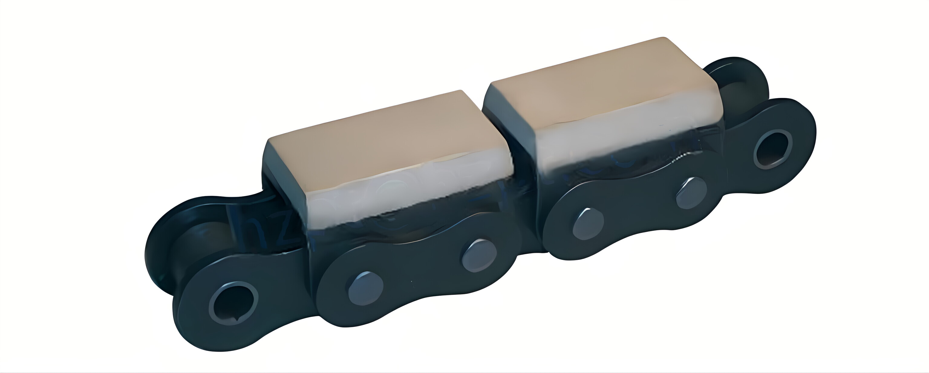 Roller Chains with Vulcanised Elastomer Profiles