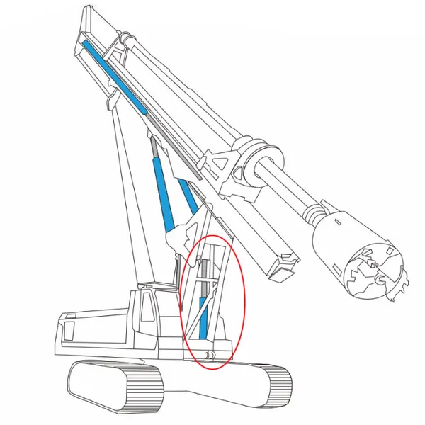 Rotary Drilling Luffing Cylinder