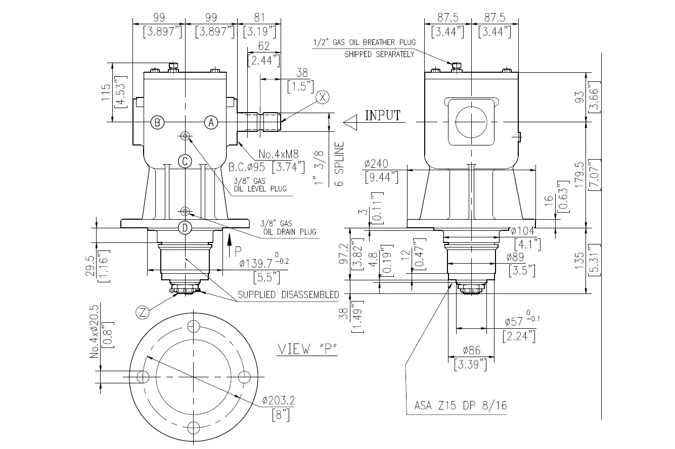 Rotary Mower Gearbox - Replacement of Comer Code LF140J