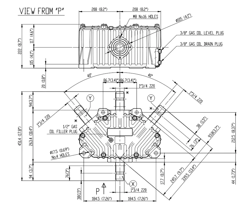 Rotary Mower Gearbox – Replacement of Comer Code T-305J