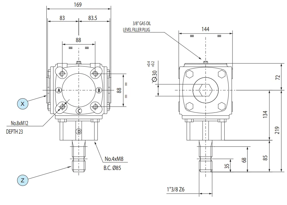 Rotary Tiller Gearboxes – Replacement of Comer Code TB-19J