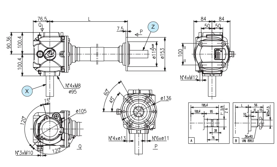 Rotary Tiller Gearboxes – Replacement of Comer Code TLZ21J