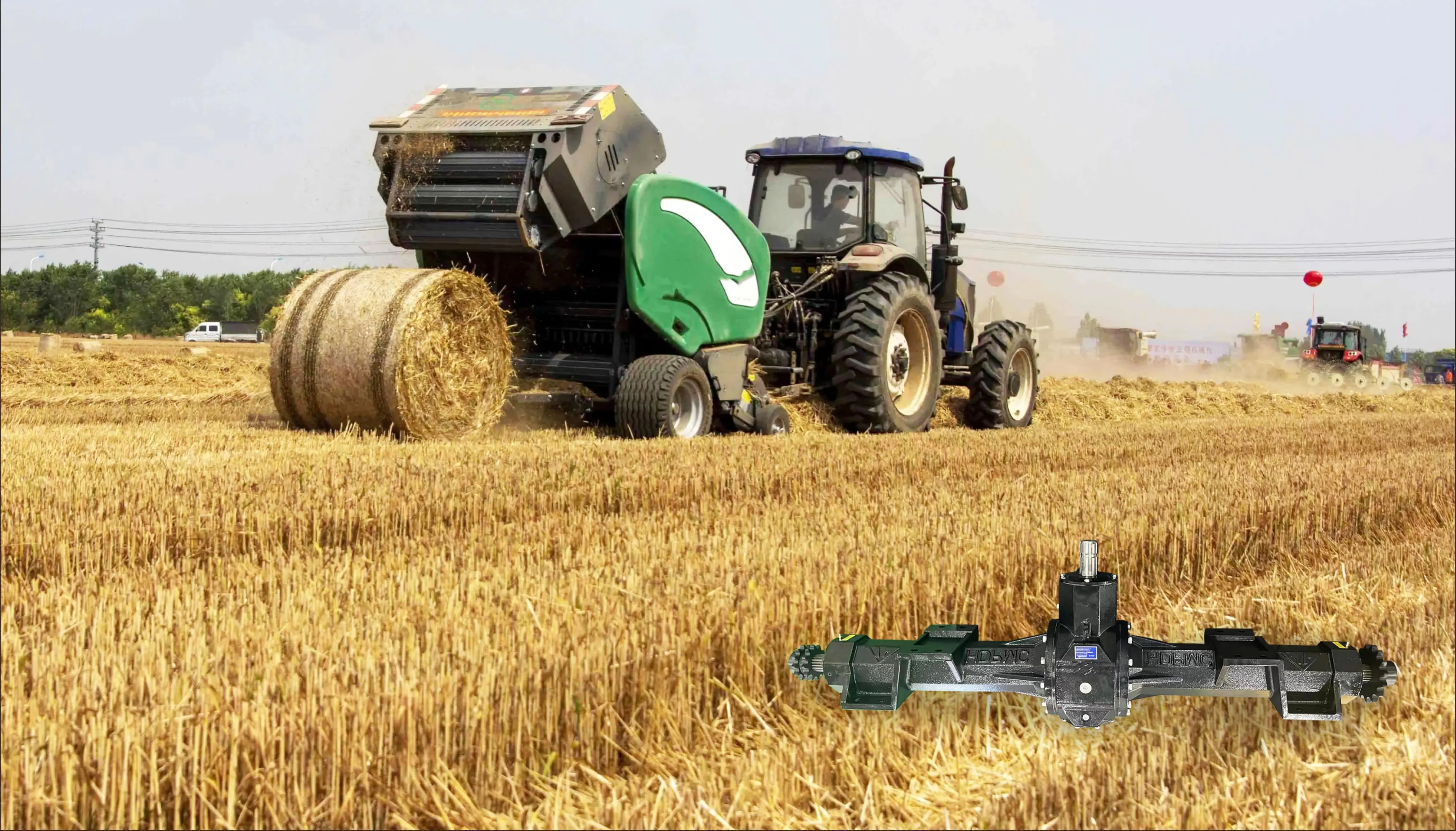 Round Baler Gearbox EP9.0-HL01 for Round Baler and Harvester