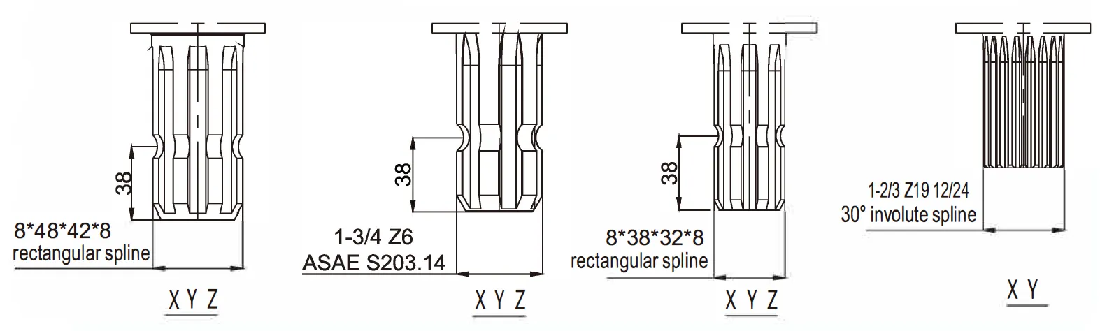 Round Baler Gearbox EP246 for Round Baler and Harvester