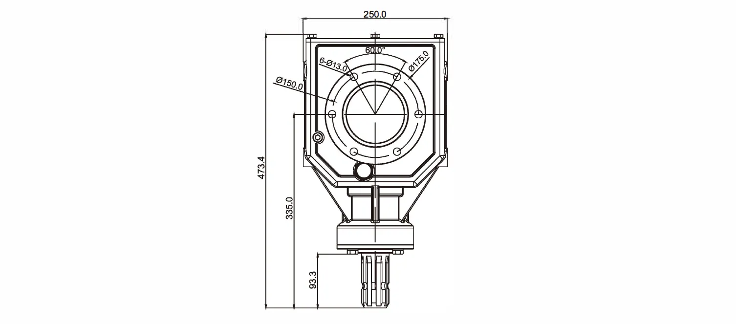 Round Baler Gearbox EP250-YJ for Round Baler and Harvester