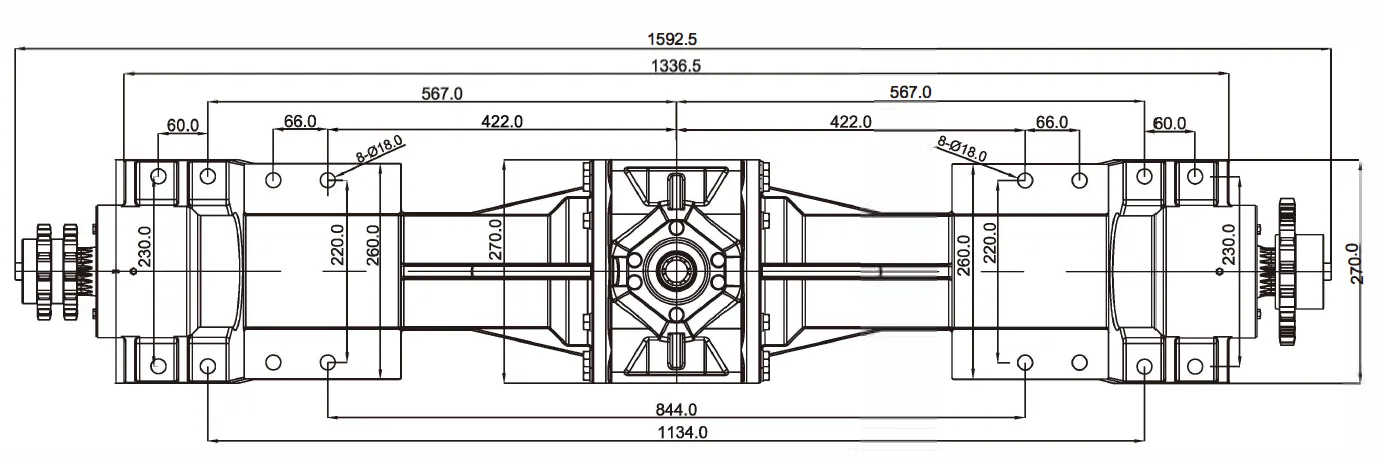 Round Baler Gearbox EP9.0 for Round Baler and Harvester