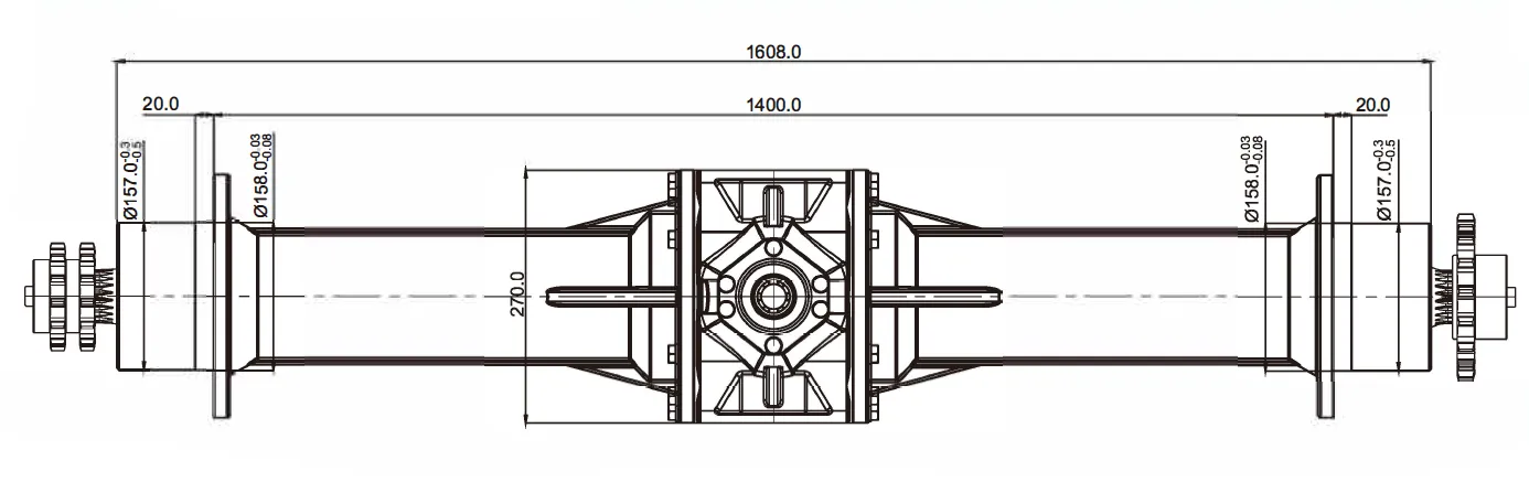 Round Baler Gearbox EP9.0-HL01 for Round Baler and Harvester