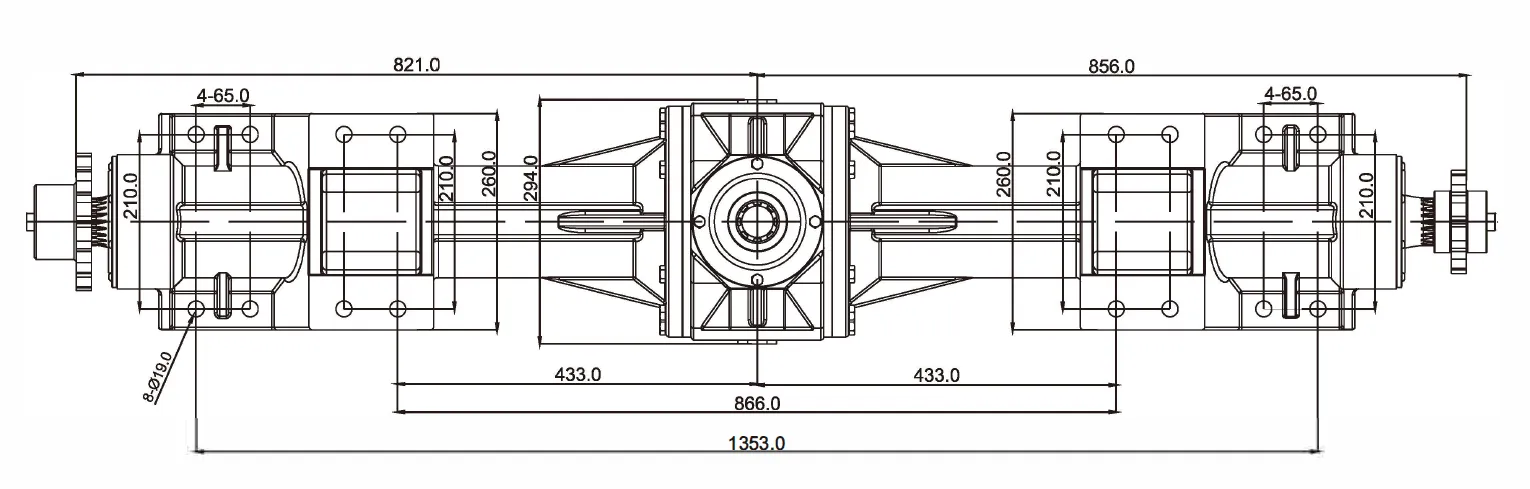 Round Baler Gearbox EP9.35 for Round Baler and Harvester