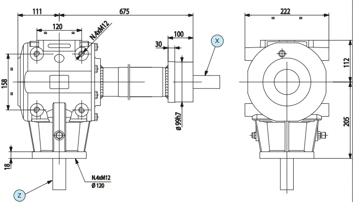 Round Baler Gearbox - Replacement of Comer Code TV-290H
