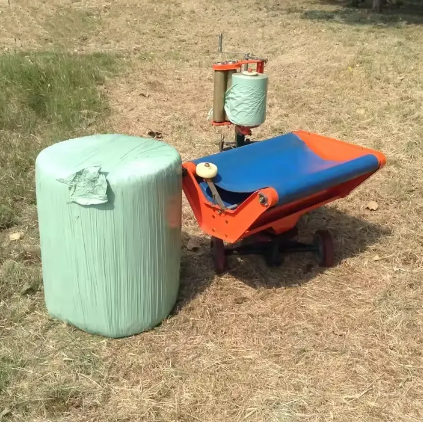 Round Straw Bale Wrapping Machine for Hay