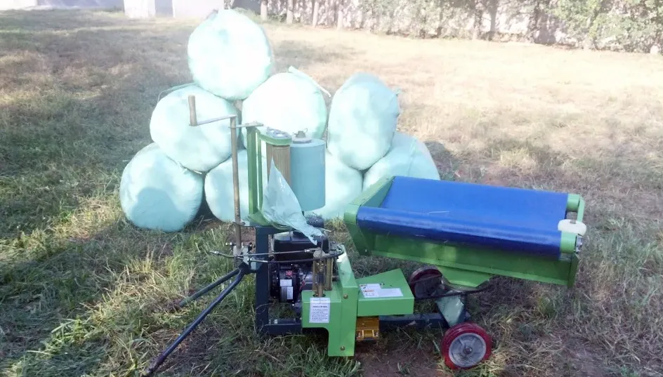 Round Straw Bale Wrapping Machine for Hay