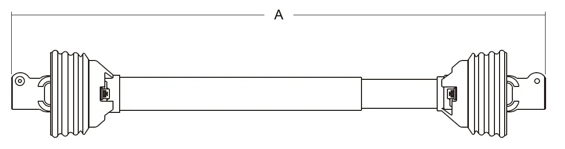 1 Series PTO Shaft - Replacement of Bondioli & Pavesi PTO Shaft