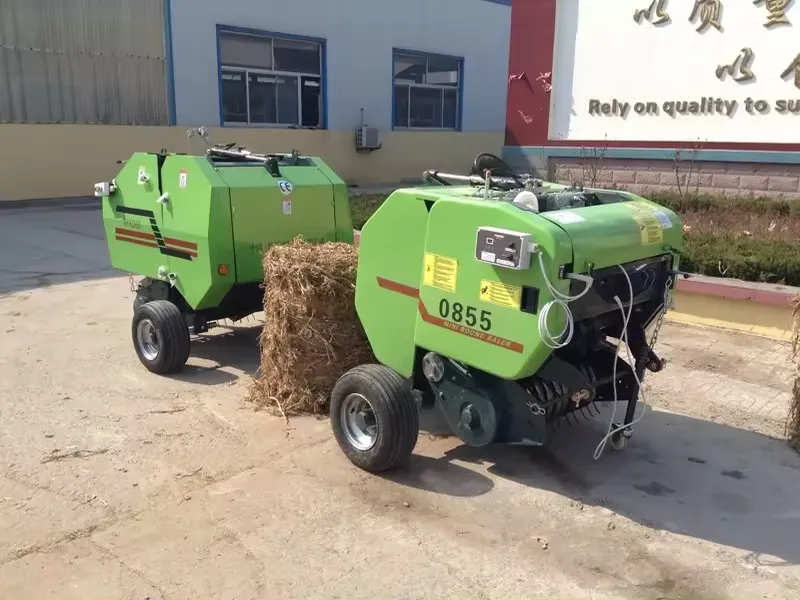 Full-Automatic Mini Hay Round Baler for Agricultural Hay Baling