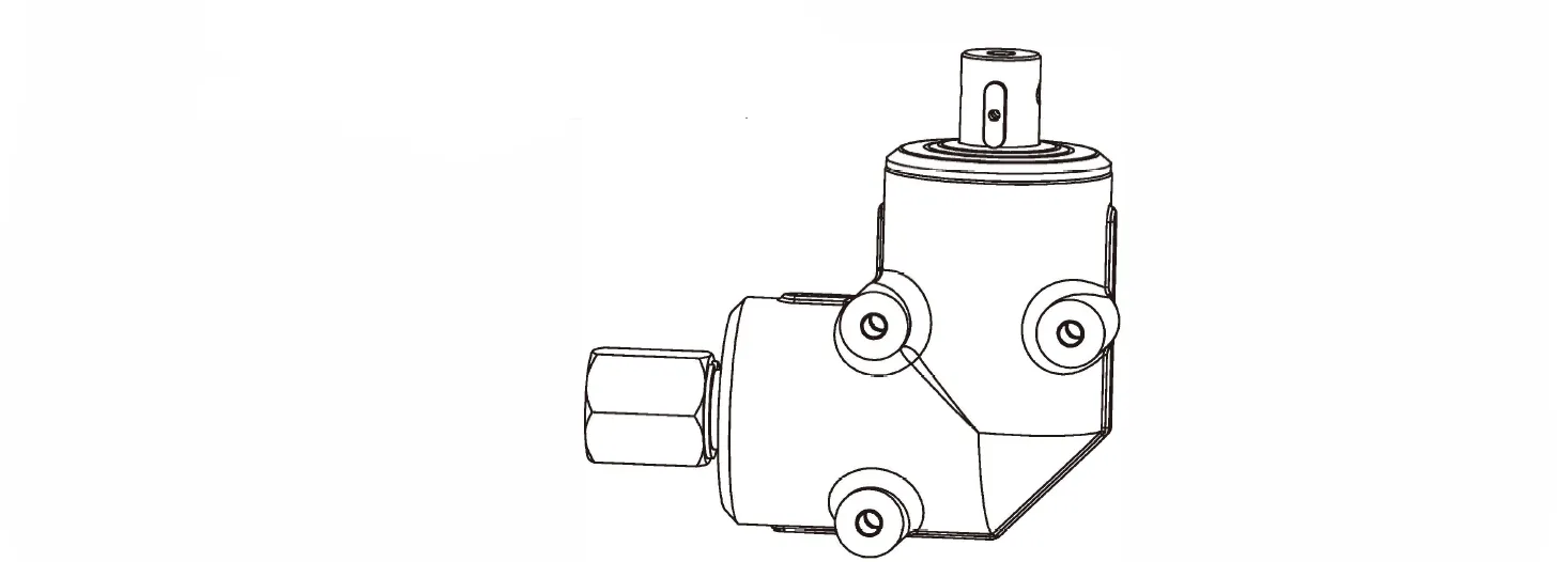 Double Disc Fertilizer Spreader Gearbox RDF-SF10 for Fertilizer Spreader