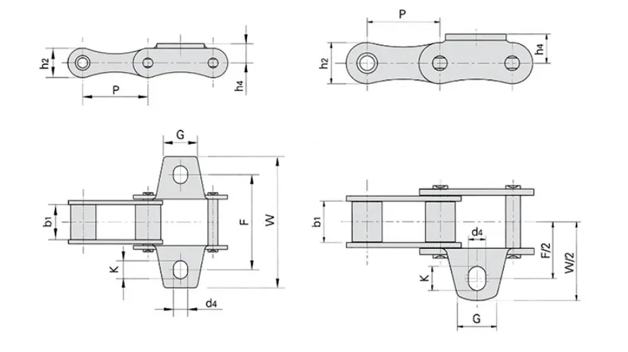 S42A1F2SS Stainless Steel Agricultural Chain