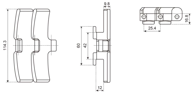 Plastic Special Chains Flat Top Sideflexing Chain Replacement Of System Plast S4090A