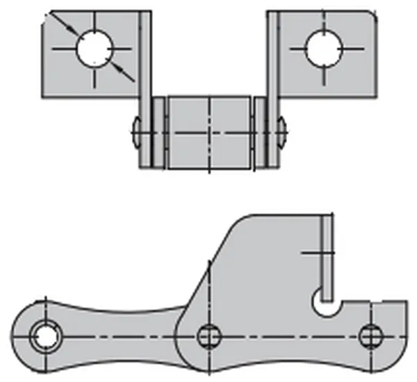 S45 Agricultural Roller Chain