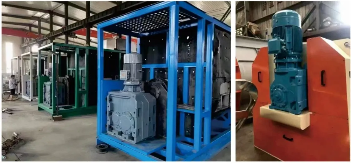 SA Series Hollow Shaft Helical Worm Gearbox with Flange Mounted