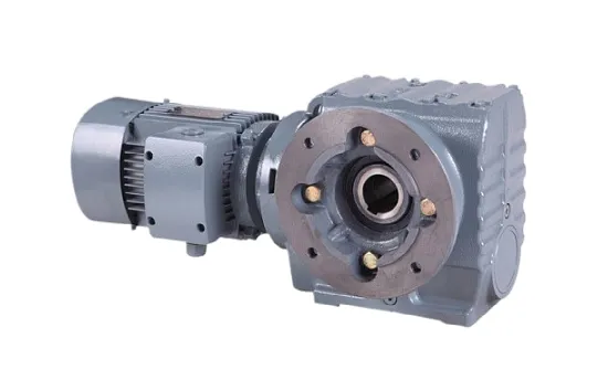 SAF Series Hollow Shaft Output Helical Worm Gearbox with B5 Flange Mounted
