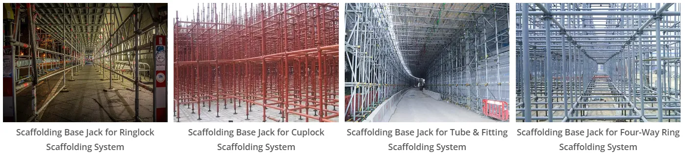 Scaffolding Adjustable Base Jack for Scaffolding Construction Project