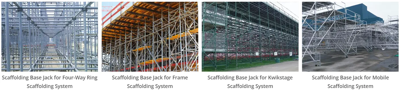 Scaffolding Adjustable Base Jack for Scaffolding Construction Project