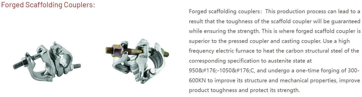 Scaffolding Coupler for Construction Engineering