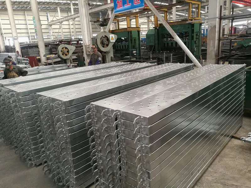 Scaffolding Galvanized Steel Planks with Hook for Construction