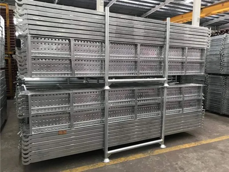 Scaffolding Galvanized Steel Planks with Hook for Construction