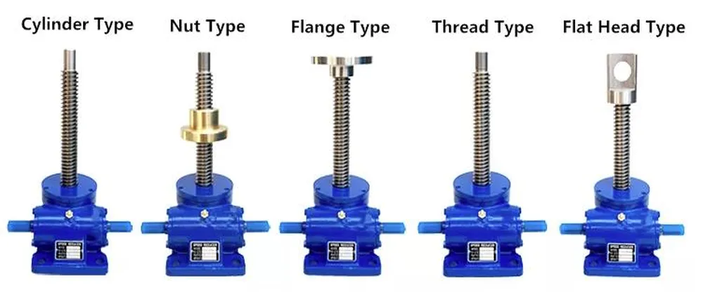 SWL Series Double Input Shafts Worm Gear Screw Jack for Construction Jump Form
