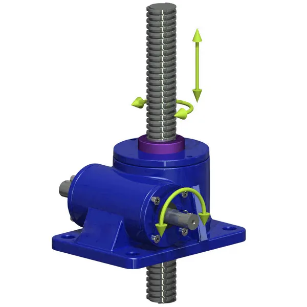 SWL Series Worm Gear Screw Jack for Jump Form Construction Lifting