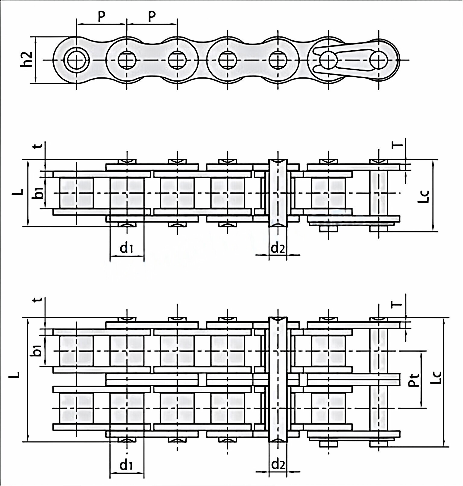 SLR Series Self-lubrication Roller Chains