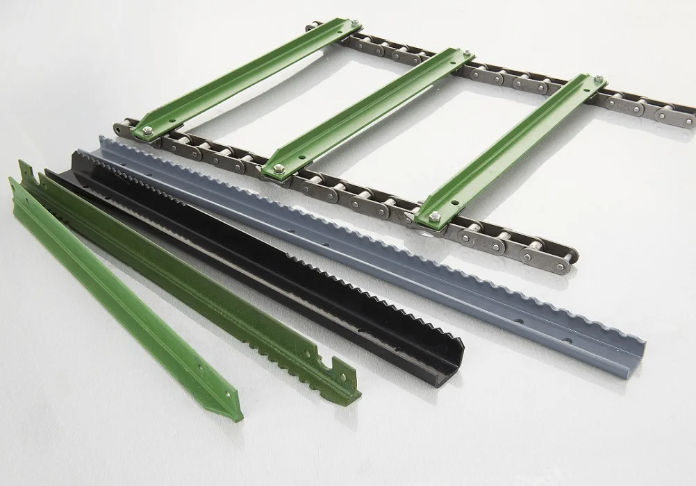 feeder house chain conveyor Serrated slat bar