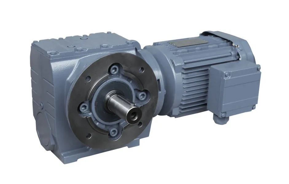 SF Series Solid Shaft Helical Worm Gearbox with Flange Mounted