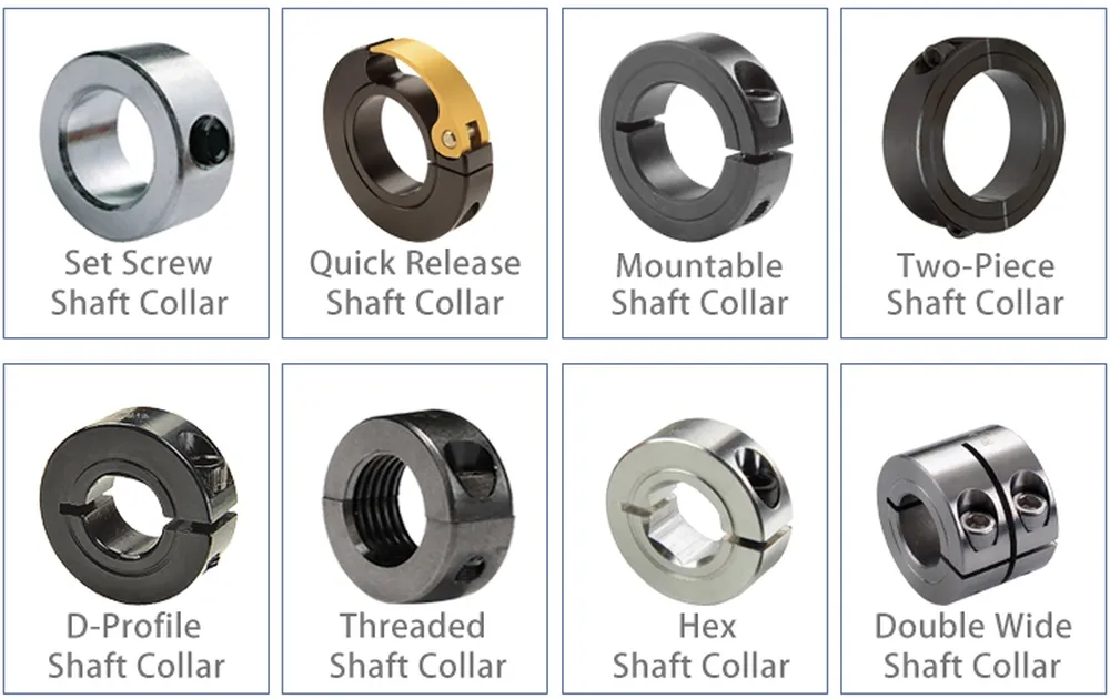 One Piece Threaded Shaft Collars (Shaft Clamps) Inch Series