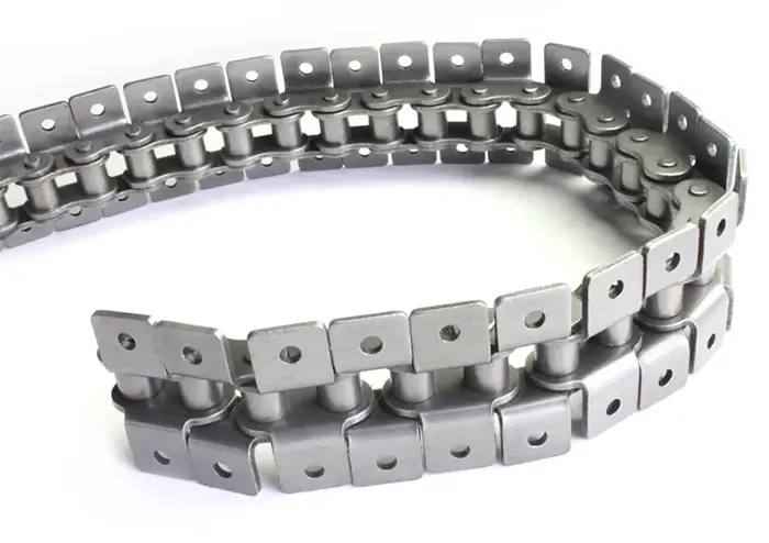 06BSS Stainless Steel Short Pitch Conveyor Chain with A1 K1 Attachments